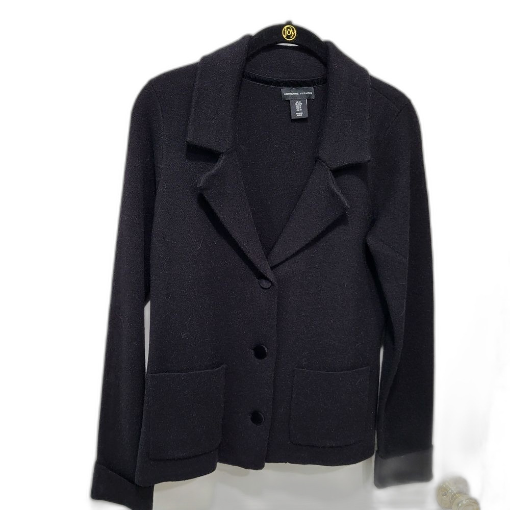 Adrieene Vittadini Women's Black Jacket - Med